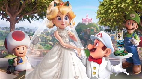 princess peach wedding|mario and peach getting married.